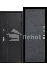 Entrance Door Vitra Black Silk Concrete Graphite